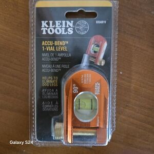 Klein Tools Accu-Bend 1-Vial Level in Orange